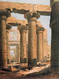 Temple of Seti I at Qurnah, Egypt, 19th Century-E Weidenbach-Giclee Print