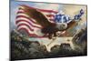 E35 Eagle USA-D. Rusty Rust-Mounted Giclee Print