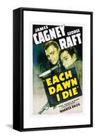 EACH DAWN I DIE, from left: James Cagney, George Raft, 1939.-null-Framed Stretched Canvas