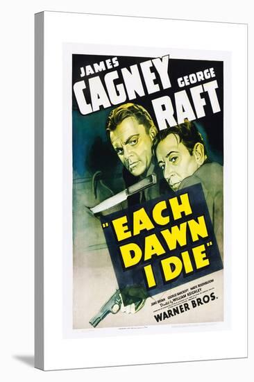 EACH DAWN I DIE, from left: James Cagney, George Raft, 1939.-null-Stretched Canvas
