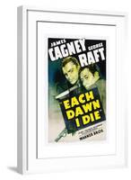 EACH DAWN I DIE, from left: James Cagney, George Raft, 1939.-null-Framed Art Print