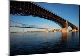 Eads Bridge on the Mississippi River, St. Louis, Missouri-Joseph Sohm-Mounted Photographic Print