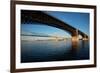 Eads Bridge on the Mississippi River, St. Louis, Missouri-Joseph Sohm-Framed Photographic Print