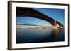 Eads Bridge on the Mississippi River, St. Louis, Missouri-Joseph Sohm-Framed Photographic Print