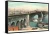 Eads Bridge, St. Louis, Missouri-null-Framed Stretched Canvas