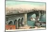 Eads Bridge, St. Louis, Missouri-null-Mounted Art Print