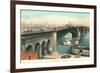 Eads Bridge, St. Louis, Missouri-null-Framed Art Print