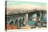 Eads Bridge, St. Louis, Missouri-null-Stretched Canvas