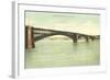 Eads Bridge, St. Louis, Missouri-null-Framed Art Print