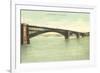 Eads Bridge, St. Louis, Missouri-null-Framed Art Print