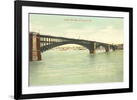 Eads Bridge, St. Louis, Missouri-null-Framed Art Print