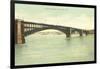 Eads Bridge, St. Louis, Missouri-null-Framed Art Print