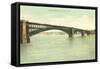 Eads Bridge, St. Louis, Missouri-null-Framed Stretched Canvas