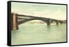 Eads Bridge, St. Louis, Missouri-null-Framed Stretched Canvas