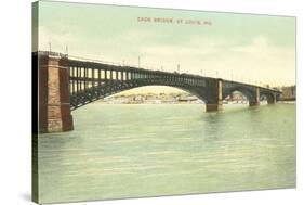 Eads Bridge, St. Louis, Missouri-null-Stretched Canvas