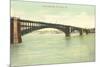 Eads Bridge, St. Louis, Missouri-null-Mounted Premium Giclee Print