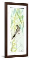 Eager To Fly Wattlebird-Trudy Rice-Framed Art Print