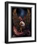 Eagle and Flag-FlyLand Designs-Framed Giclee Print