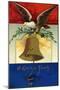 Eagle and Liberty Bell, 1920-null-Mounted Giclee Print