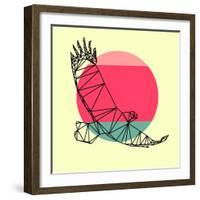 Eagle and Sunset-Lisa Kroll-Framed Art Print