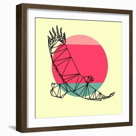 Eagle and Sunset-Lisa Kroll-Framed Art Print