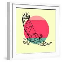 Eagle and Sunset-Lisa Kroll-Framed Art Print