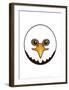 Eagle - Animaru Cartoon Animal Print-Animaru-Framed Giclee Print