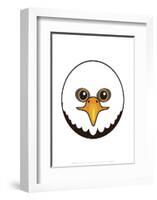 Eagle - Animaru Cartoon Animal Print-Animaru-Framed Giclee Print