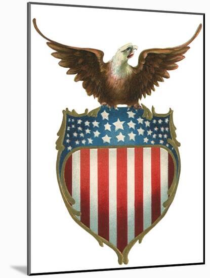 Eagle Atop Shield, 1910-null-Mounted Giclee Print