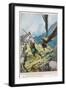 Eagle Attempts Abduction-Vittorio Pisani-Framed Art Print