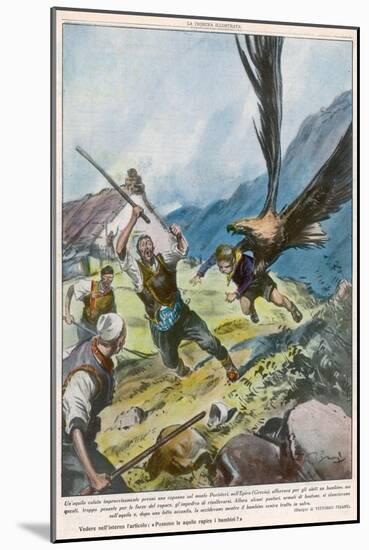 Eagle Attempts Abduction-Vittorio Pisani-Mounted Art Print