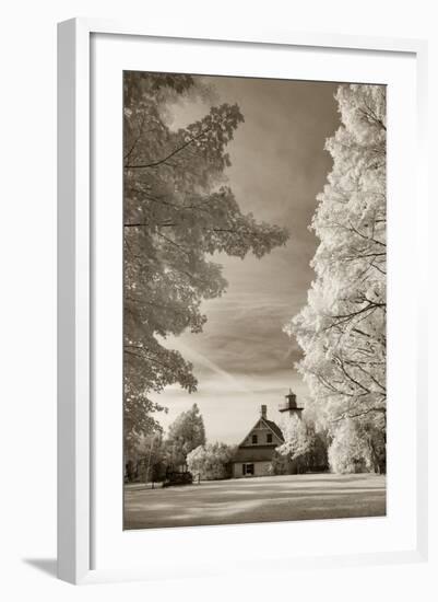 Eagle Bluff Lighthouse #2, Door County, Wisconsin '12-Monte Nagler-Framed Photographic Print