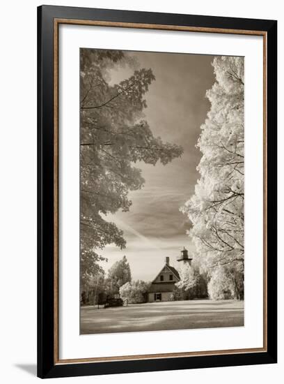 Eagle Bluff Lighthouse #2, Door County, Wisconsin '12-Monte Nagler-Framed Photographic Print