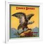 Eagle Brand - Highgrove, California - Citrus Crate Label-Lantern Press-Framed Art Print