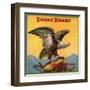 Eagle Brand - Highgrove, California - Citrus Crate Label-Lantern Press-Framed Art Print