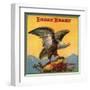 Eagle Brand - Highgrove, California - Citrus Crate Label-Lantern Press-Framed Art Print
