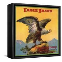 Eagle Brand - Highgrove, California - Citrus Crate Label-Lantern Press-Framed Stretched Canvas