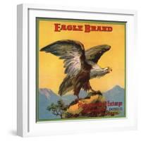 Eagle Brand - Highgrove, California - Citrus Crate Label-Lantern Press-Framed Art Print