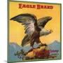 Eagle Brand - Highgrove, California - Citrus Crate Label-Lantern Press-Mounted Art Print