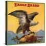 Eagle Brand - Highgrove, California - Citrus Crate Label-Lantern Press-Stretched Canvas