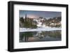 Eagle Cap seen from Mirror Lake, Eagle Cap Wilderness Wallowa Mountains, Oregon.-Alan Majchrowicz-Framed Photographic Print