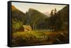 Eagle Cliff, Franconia Notch, New Hampshire, 1858-Jasper Francis Cropsey-Framed Stretched Canvas