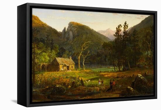 Eagle Cliff, Franconia Notch, New Hampshire, 1858-Jasper Francis Cropsey-Framed Stretched Canvas