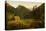 Eagle Cliff, Franconia Notch, New Hampshire, 1858-Jasper Francis Cropsey-Stretched Canvas