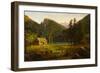 Eagle Cliff, Franconia Notch, New Hampshire, 1858-Jasper Francis Cropsey-Framed Giclee Print