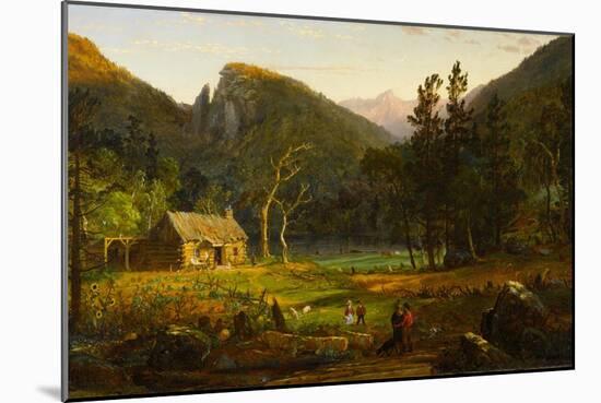 Eagle Cliff, Franconia Notch, New Hampshire, 1858-Jasper Francis Cropsey-Mounted Giclee Print