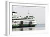 Eagle Harbor, Ferry Arrives Bainbridge from Seattle-Trish Drury-Framed Photographic Print