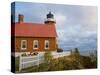 Eagle Harbor lighthouse on Lake Superior, Michigan, USA-Chuck Haney-Stretched Canvas