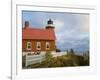 Eagle Harbor lighthouse on Lake Superior, Michigan, USA-Chuck Haney-Framed Photographic Print