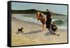 Eagle Head, Manchester, Massachusetts at High Tide-Winslow Homer-Framed Stretched Canvas